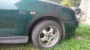Пластмасови вежди за калници Seat Ibiza II (1999-2003) след фейслифт, 3-врата версия