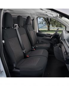 Калъфи за автомобилни седалки Tailor Made за Volkswagen Transporter T7 от 2024 г. (двойна седалка до водача)