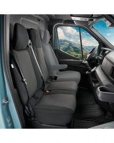 Калъфи за автомобилни седалки Tailor Made за Renault Master IV от 2025 г. (двойна пътническа седалка)