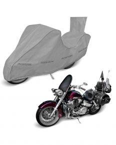 Покривало за мотоциклет Optimal Garage Chopper box, 245–270 cm, сива