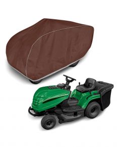 Покривало за градински трактор със заден кош за трева Optimal Garage XL230, кафяво (230 x 83 x 77 cm)