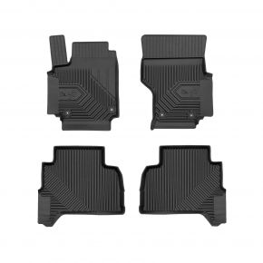 3D Гумени стелки No77 за Volkswagen Amarok I pickup, двойна кабина 2009-2021 (4 бр.)