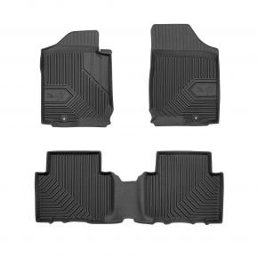 3D Гумени стелки No77 за Kia Carens III minivan 2006-2013 (4 бр.)