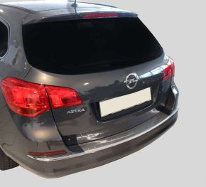 Защитен предпазител на задна броня от неръждаема стомана за Opel Astra IV J HB