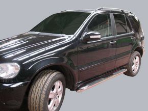 Странични рамки от неръждаема стомана Mercedes ML-Class W163 1998-2005 5D.