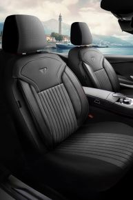 Калъфи за седалки PRAG черно-сиви за MITSUBISHI SPACE STAR - стилни и издръжливи калъфи за кола, лесен монтаж
