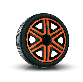 капаци HYUNDAI 15", ACTION DOUBLECOLOR ОРАНЖЕВ-ЧЕРНИ 4брой 