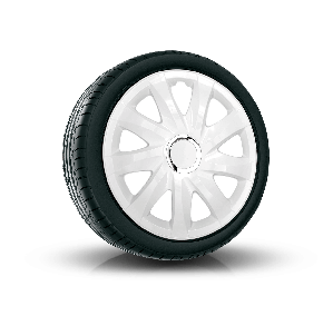 капаци FIAT BLUE 14", DRIFT ЛАКИРАНИ БЕЛИ 4брой 