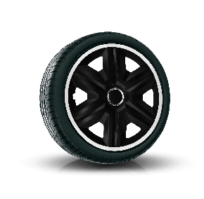 капаци MITSUBISHI 14", FAST LUX БЯЛО-ЧЕРНИ 4KS