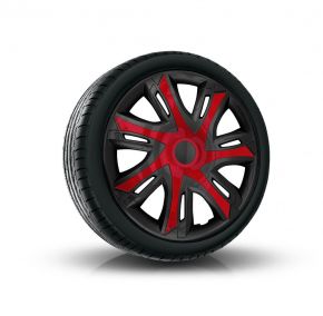 капаци за колела VOLKSWAGEN 14", N-POWER BICOLOR бордо-черно  4брой