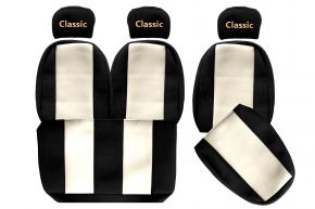 Калъфи за седалки по мярка CLASSIC за MAN L2000 (01.1994-12.2005) - светлобежови