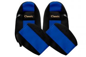 Калъфи за седалки по мярка CLASSIC за IVECO STRALIS (01.2002-12.2012) - сини