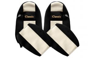 Калъфи за седалки по мярка CLASSIC за IVECO STRALIS (01.2002-12.2012) - светлобежови