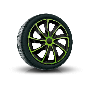 капаци HYUNDAI 15", QUAD BICOLOR ЗЕЛЕНО 4брой 