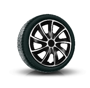 капаци за колела Hyundai 15", Quad bicolor, 4 брой 