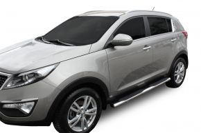 Странични рамки от неръждаема стомана Kia Sportage 2009-2015 4"oval