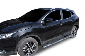 Странични рамки от неръждаема стомана Nissan Qashqai 2014-2019 4" oval