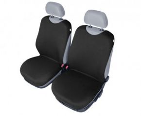 калъфи  SHIRT COTTON за предните седалки черно Dacia Logan MCV