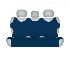 калъфи за седалки COTTON до задната неразделена седалка тъмно синьо Kia Sportage за 2012