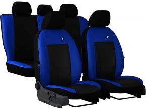 калъфи за седалки универсален кожени ROAD синьо