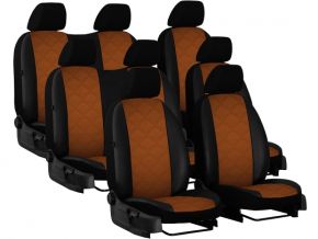 калъфи за седалки направени по мярка кожени OPEL VIVARO I 8p. (2001-2014)