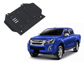 Стоманена кора под двигателя за Isuzu D-Max / Rodeo / V-Cross 1,9; 2,5TD; 3,0TD (включително Euro6) 2012-2017; 2017-2019
