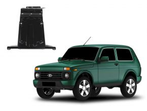 Oceľový kryt motora a prevodovky Lada 4x4 / Niva / Taiga / Urban pasuje na všetky motory 2001-2015; 2015-