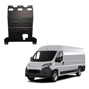 Стоманена кора под двигателя, скоростната кутия и радиатора за Toyota ProAce Max подходящ за всички двигатели 2024-
