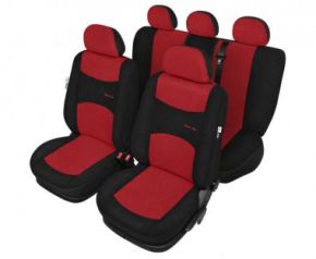 калъфи за седалки Sport line червен - комплект Hyundai Matrix Универсални калъфи