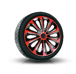 капаци HYUNDAI 15", STRONG DUOCOLOR ЧЕРВЕНИ-ЧЕРНИ 4брой 