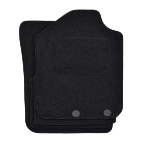 Велурени стелки за кола по модел за Dacia Spring 2021- (4 бр.)