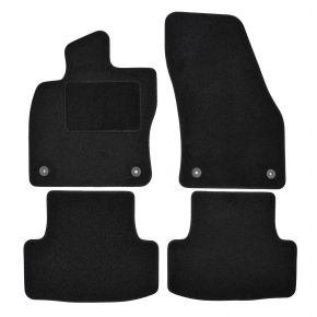 Велурени стелки за кола по модел за Skoda Karoq 2017- (4 бр.)