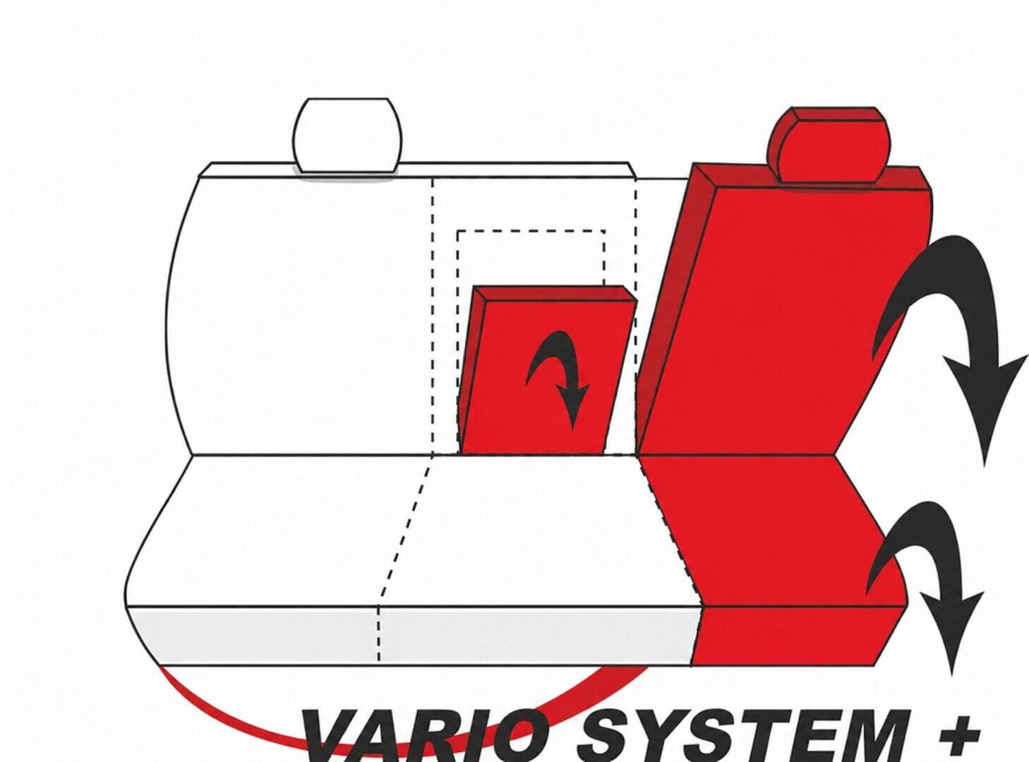 Система VARIO+ за задна седалка RS